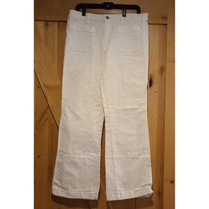 GAP Women's White Flare & Wide Leg Jeans